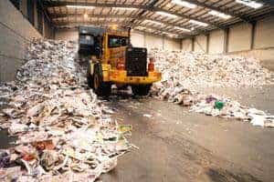Aylesford Newsprint produces around 400,000 tonnes of newsprint per annum from 100% recovered paper